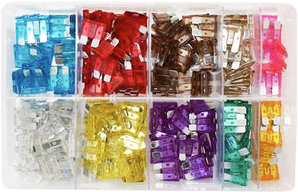 assorted box of automotive fuses UK