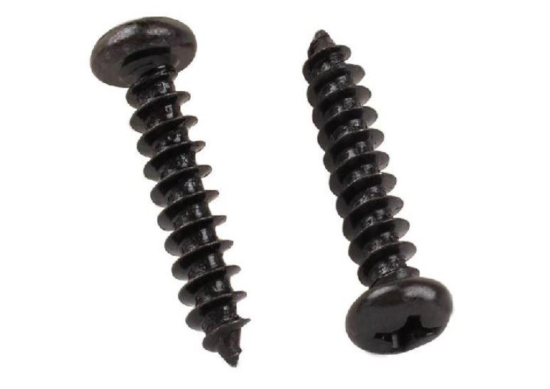 Black Self-Tapping Screws (Qty 100)