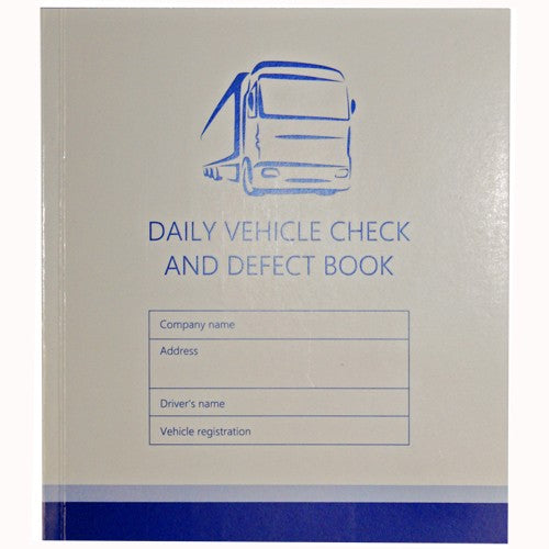 Defect Book (50 Page)  Tachographs - 