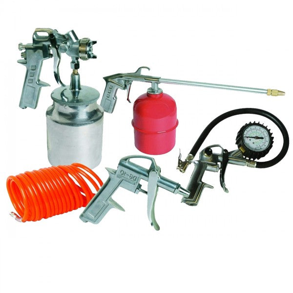 Air Tools & Compressor Accessories Kit (5 Piece Kit) - 