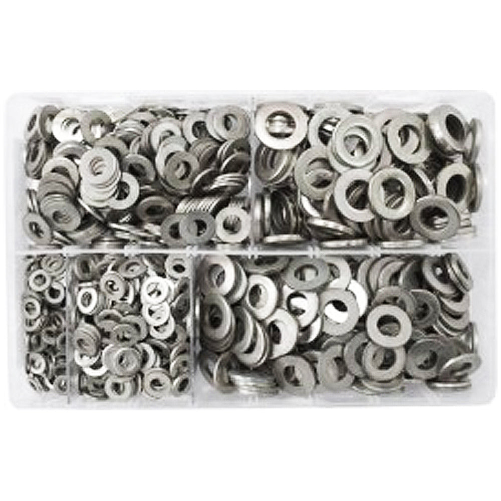 Assorted Flat Washers Metric | BZP, Light Duty | Qty: 1,000 - 