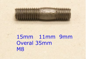 Exhaust Manifold Studs M8 x 35mm | Honda | Qty: 20 -  UK