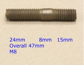 Exhaust Manifold Studs M8 x 47mm | VW | Qty: 20 -  UK