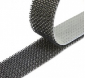 Velcro HOOK 20mm x 5m Black Self Adhesive - 