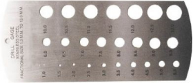 Drills Gauge Metric 1-13mm - 