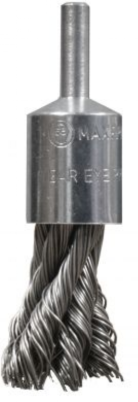 Spindle Mounted End Wire Brush - 22mm - 