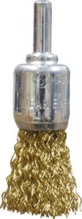 Spindle Mounted End Wire Brush - 19mm - 