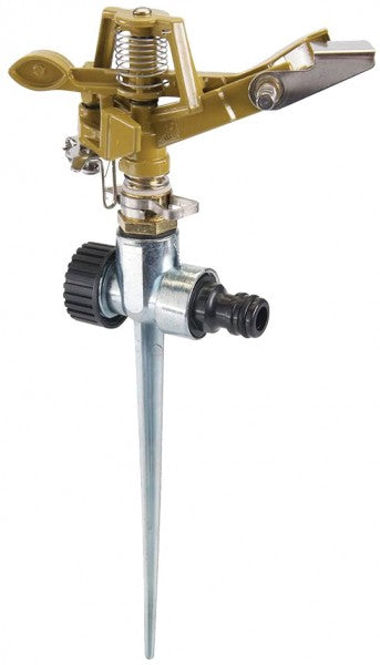 Spiked impulse garden sprinkler - 