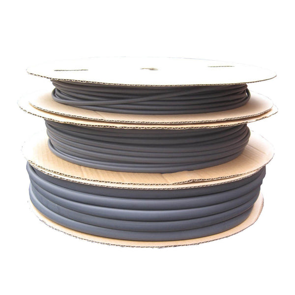 Heat Shrink 1.2mm Black | 2:1 | 300m Roll -  UK