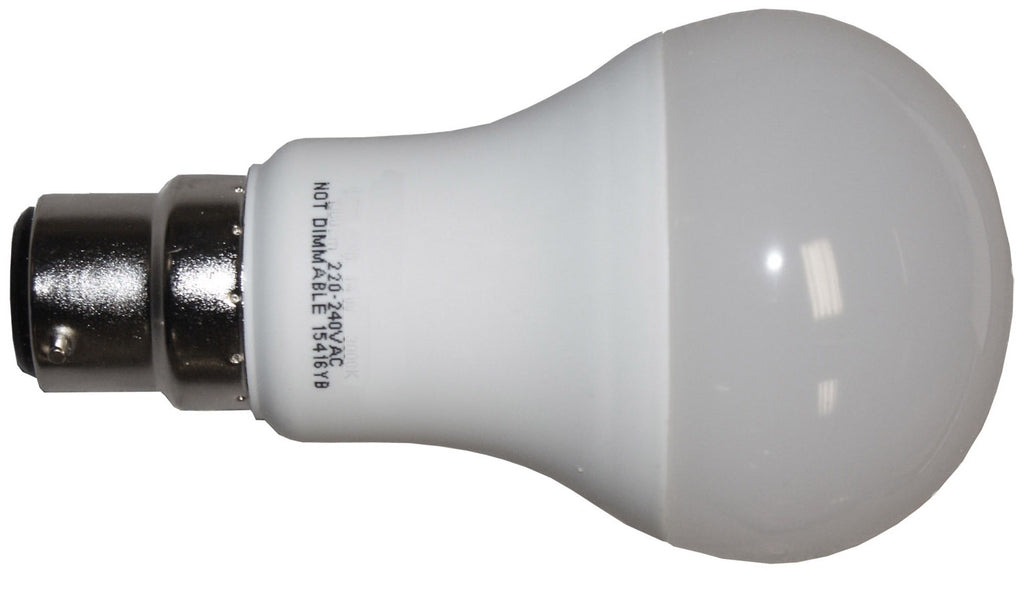 Buy 240V LED Standard Bayonet Bulb - 9w B22d, 6000K UK