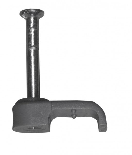 Twin & Earth Cable Clip Grey - 2.5mm Double - 