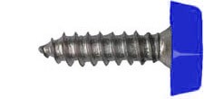Number Plate Screws Moulded Head 3/4 (Qty 100) - 