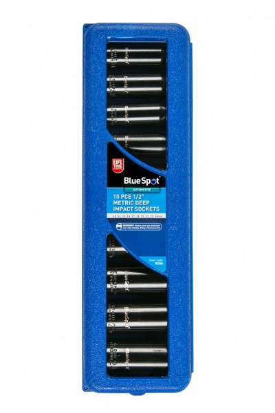 Deep Impact Sockets / Metric 10 Piece - 
