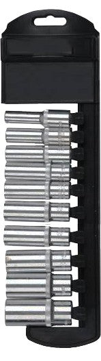 Socket Set 1/4(in) Drive Deep Metric 10pce - 