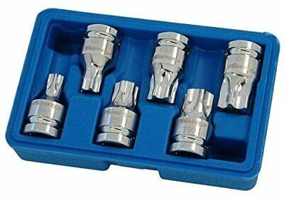 Tamper Proof Torx Security Bit Socket - 6 Piece - 
