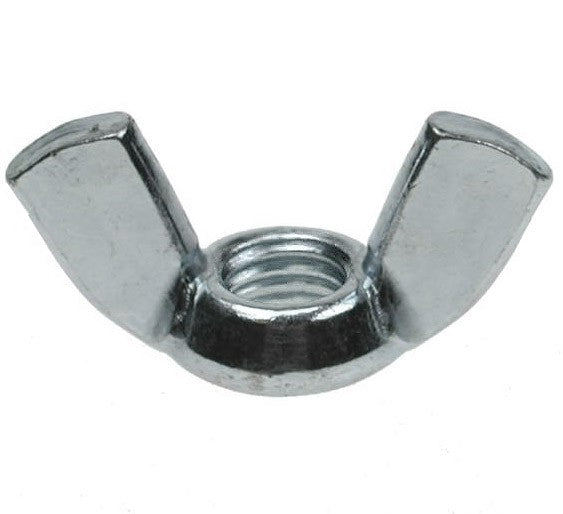 8mm BZP Wing Nuts (100) - 